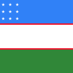 乌兹别克斯坦国家队档案:2026世界杯K组的中亚新势力 Uzbekistan flag