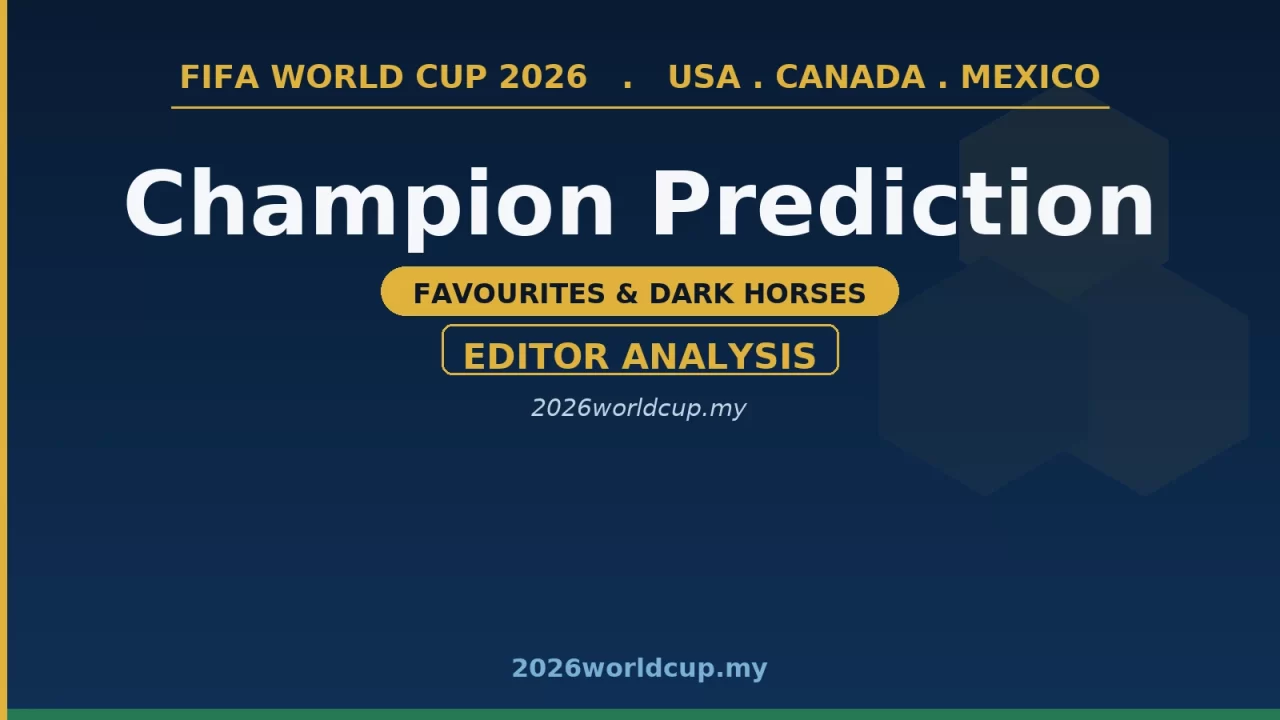2026 World Cup Winner Prediction: Favourites, Outsiders and Dark Horses (Editorial Analysis, Not Betting Advice)