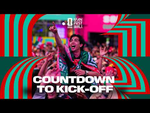 Countdown to Kick-Off … at the FIFA Fan Festival ⌛️ | FIFA World Cup 2026