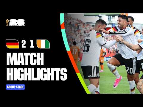 Highlights | Germany 2-1 Cote d'Ivoire | FIFA World Cup 2026™