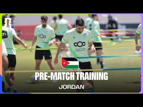 Jordan Train Before Algeria | FIFA World Cup 2026™