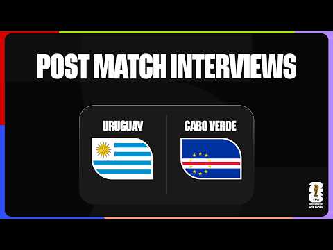 Post-Match Interviews: Uruguay 2-2 Cabo Verde | FIFA World Cup 2026™